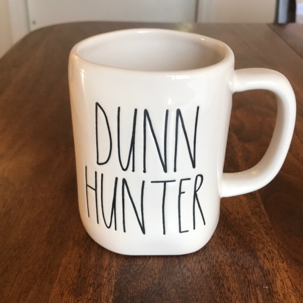 Rae Dunn DUNN HUNTER mug NWOT